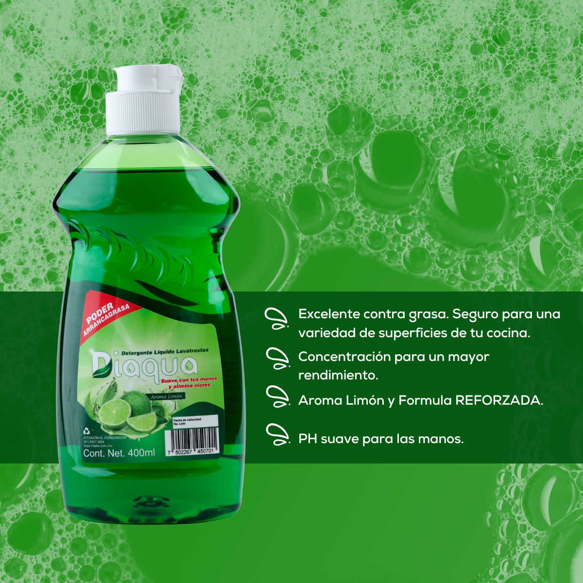 Detergente Líquido Lavatrastes