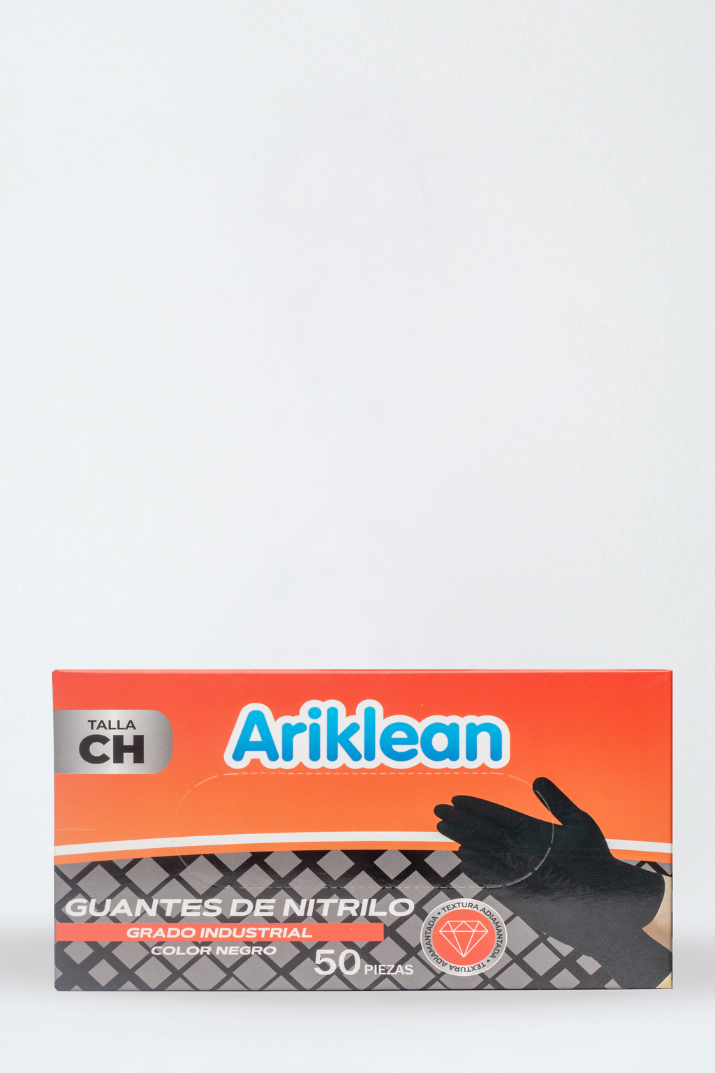 Guantes de Nitrilo Adiamantados Negros