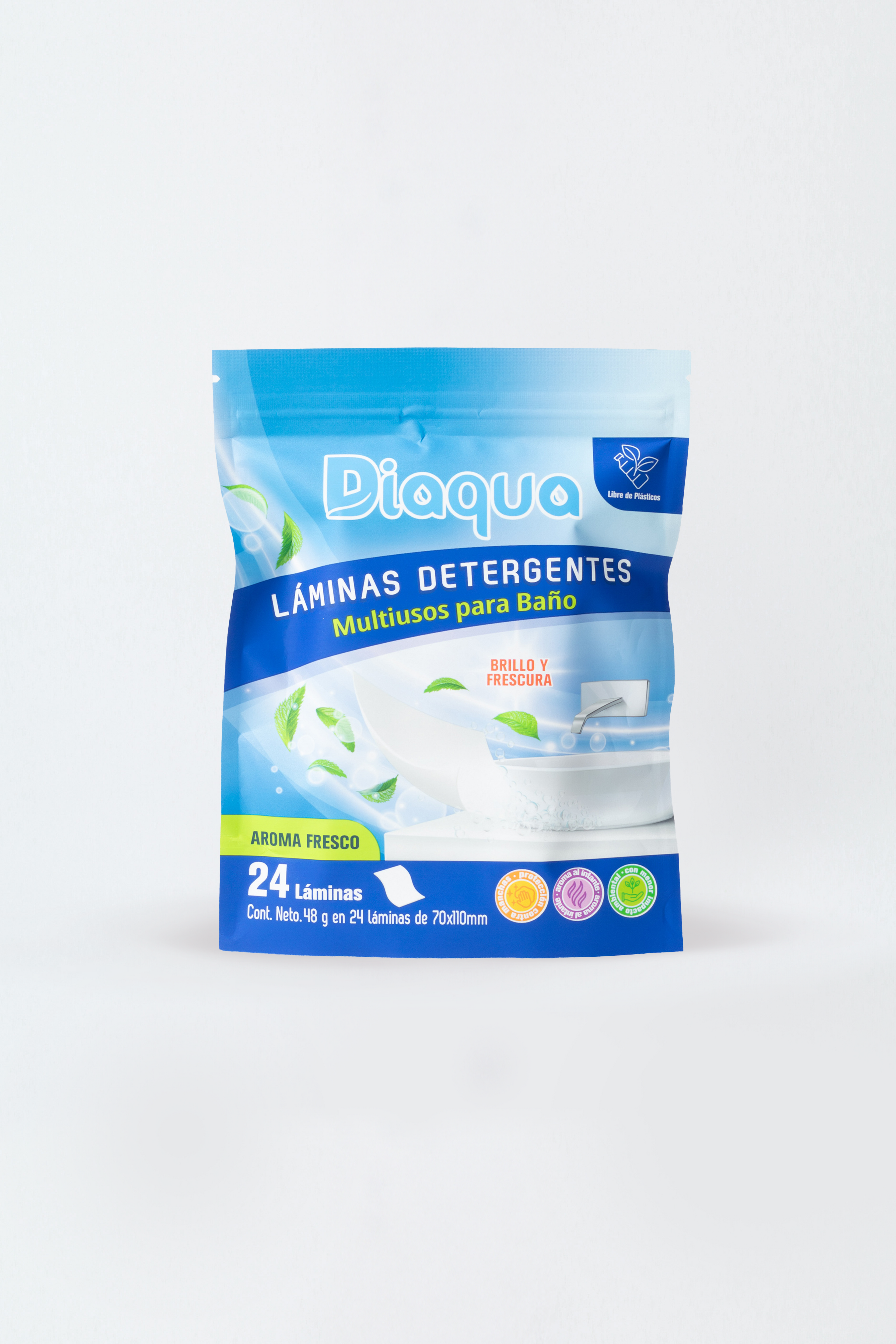 Detergente en Lámina Multiusos para Baño