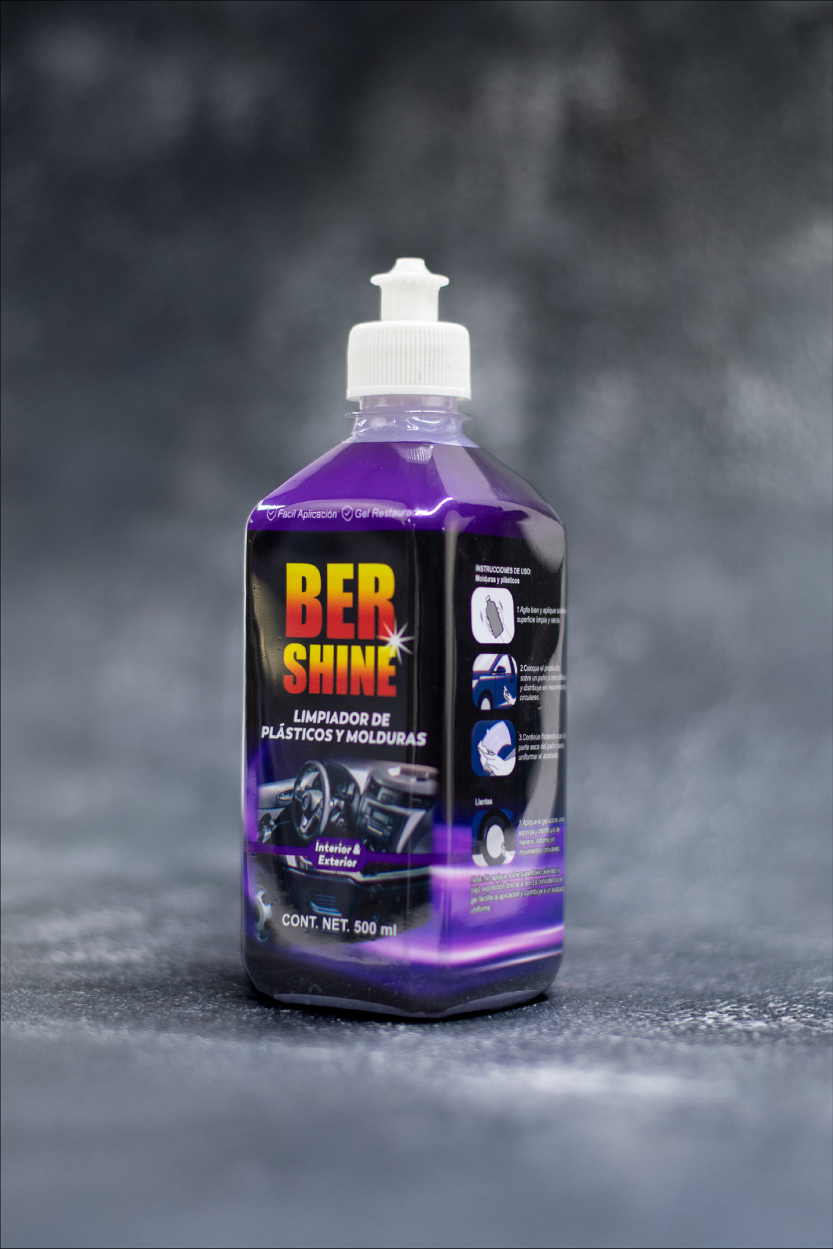 Gel Limpiador de Plásticos y Molduras 500 ml