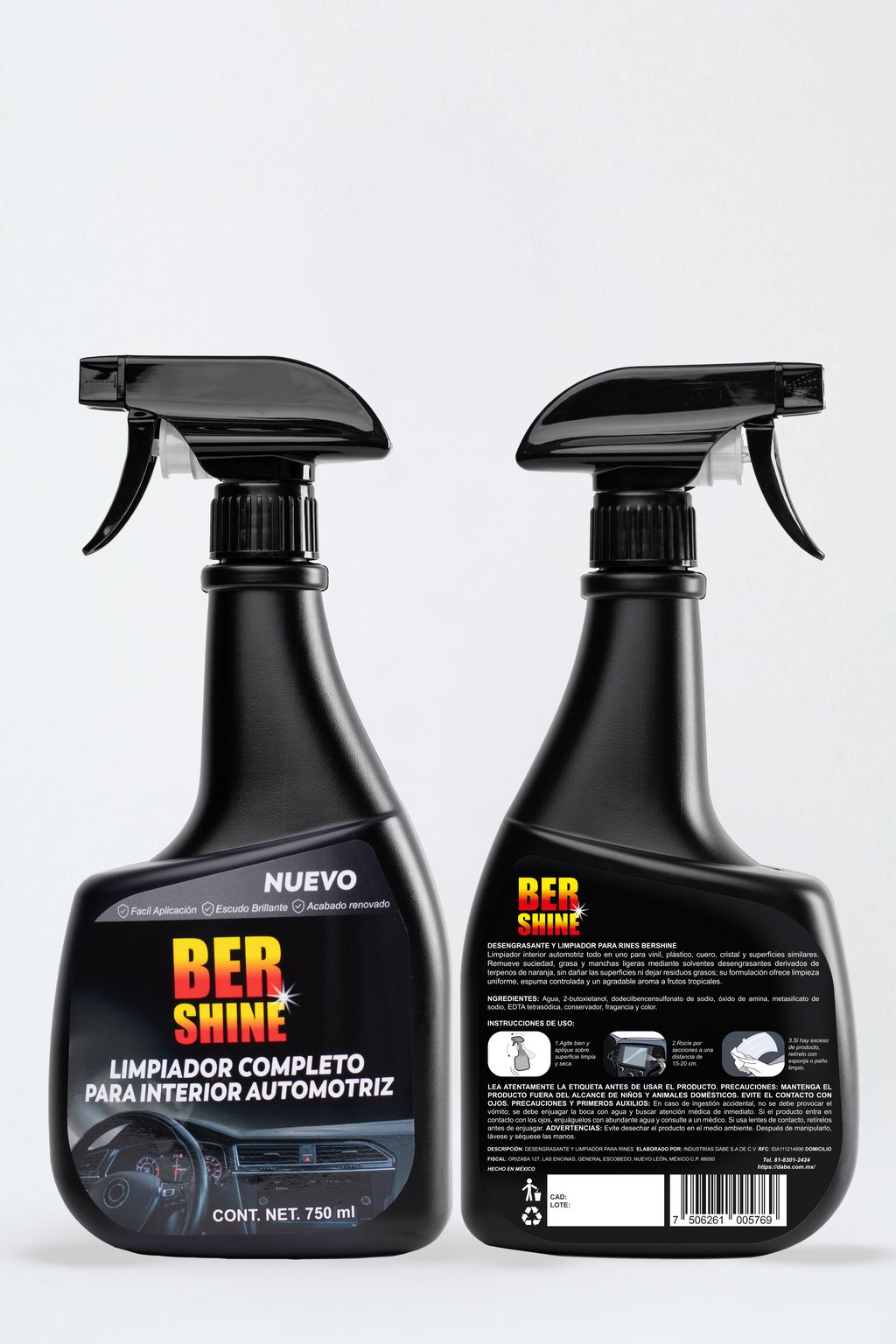 Limpiador Completo para Interior Automotriz 750 ml