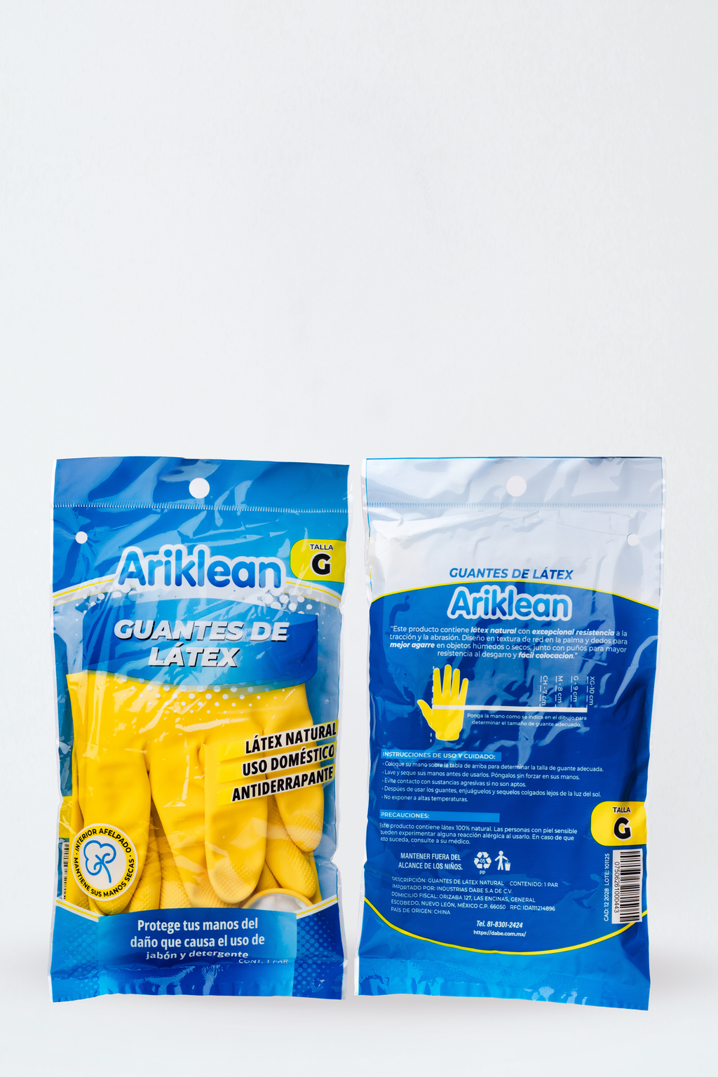 Guantes de Látex Amarillo