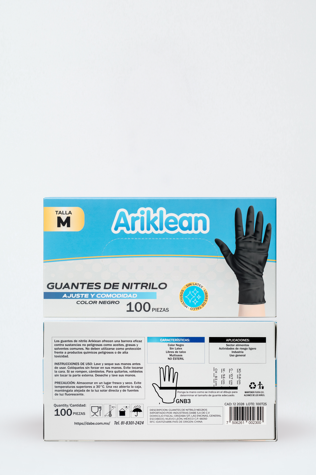 Guantes de Nitrilo Negros