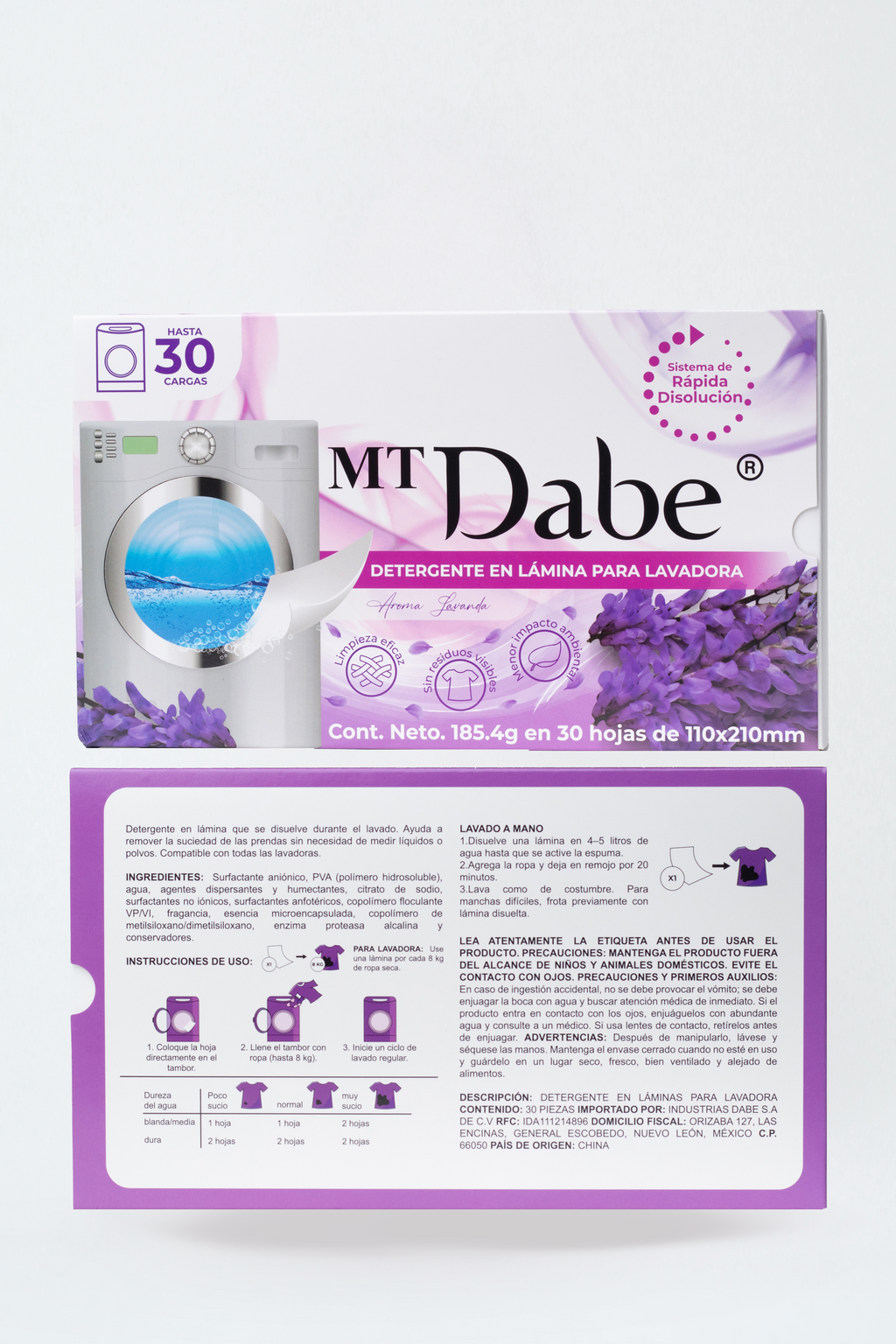 Lámina para Lavadora Lavanda