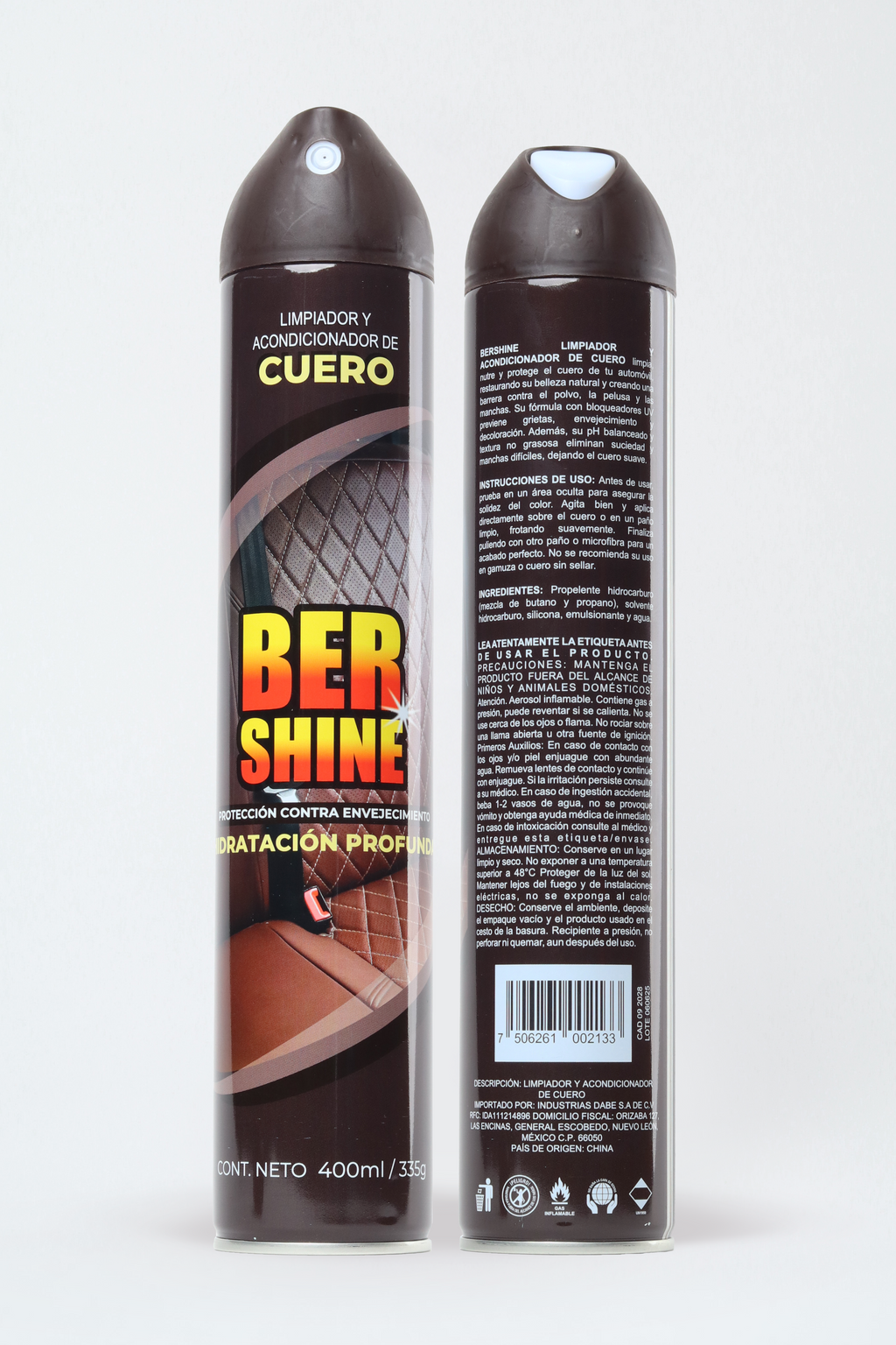Limpiador y Acondicionador de Cuero 400ml