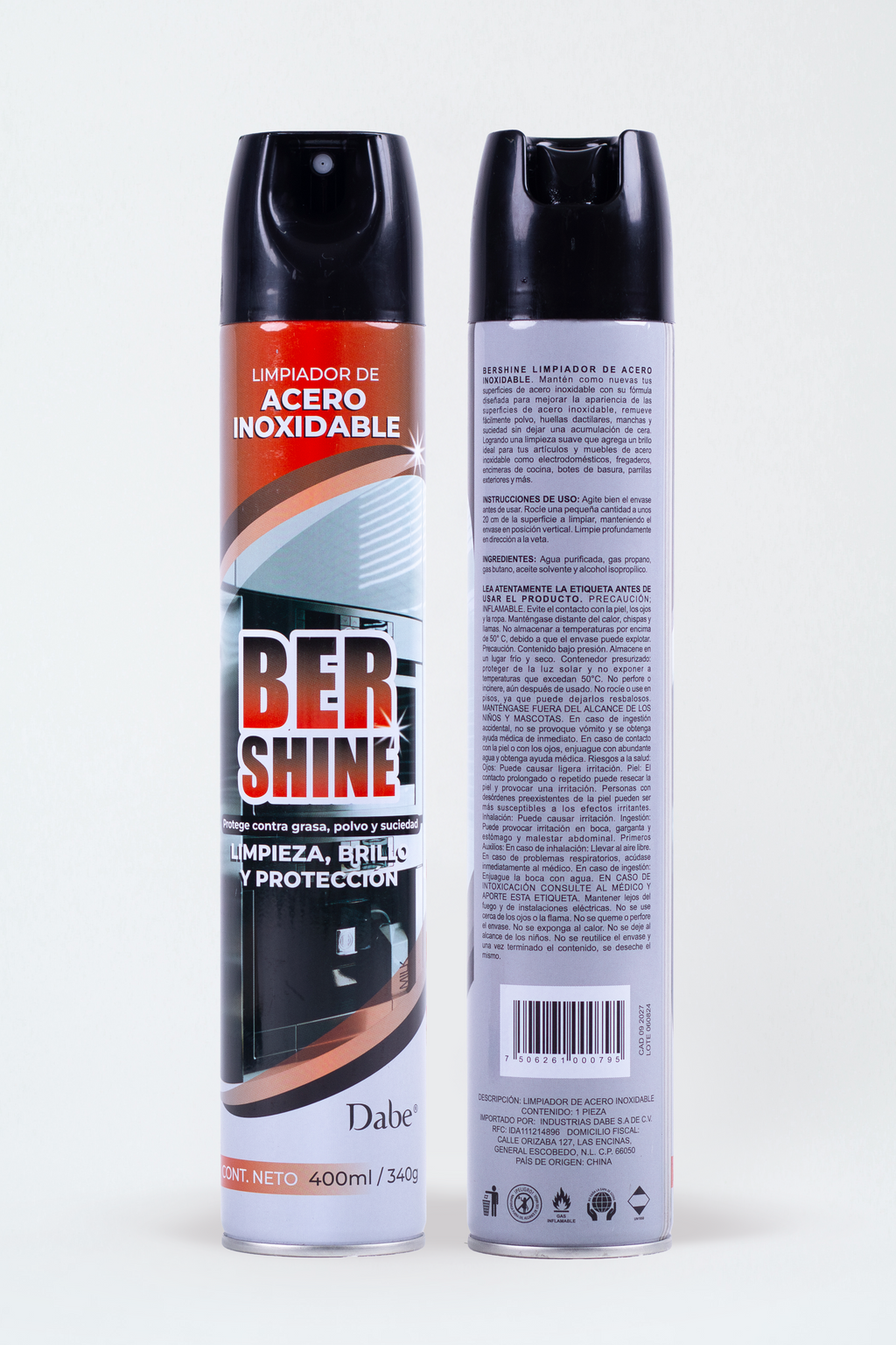 Limpiador de Acero Inoxidable 400ml