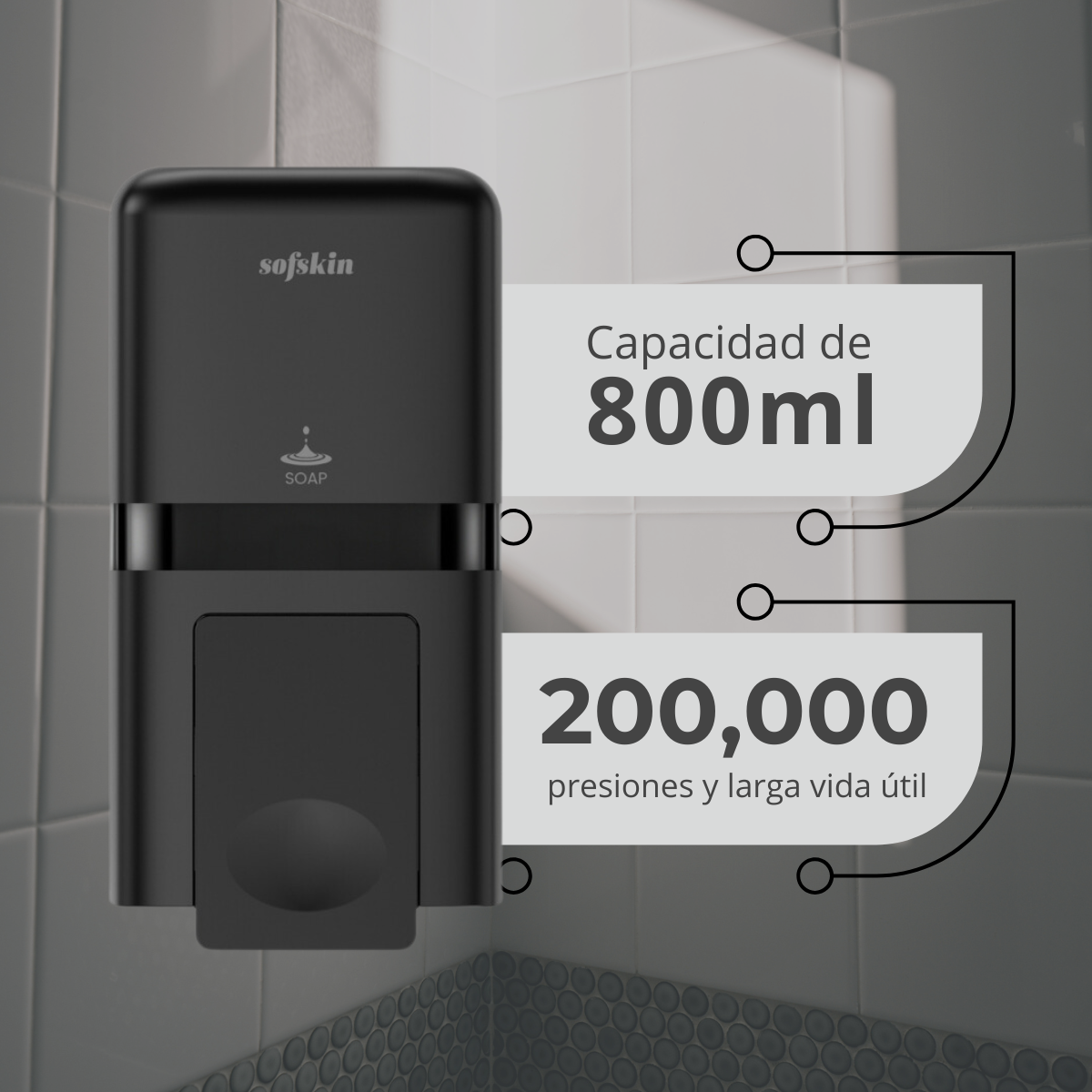 Dispensador de Jabón liquido