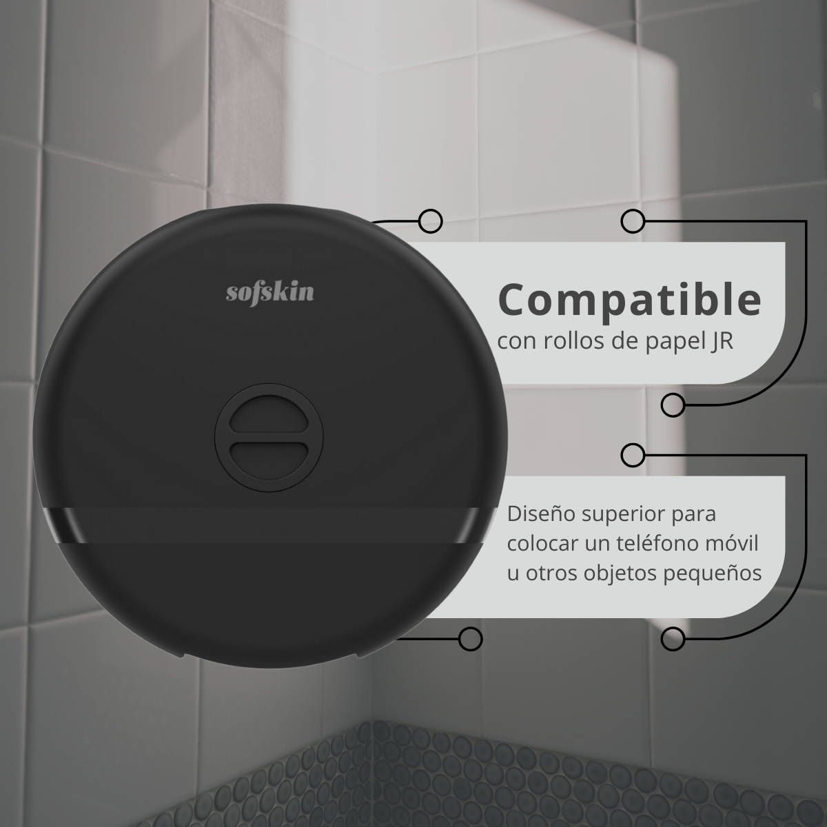 Despachador de papel higiénico Junior