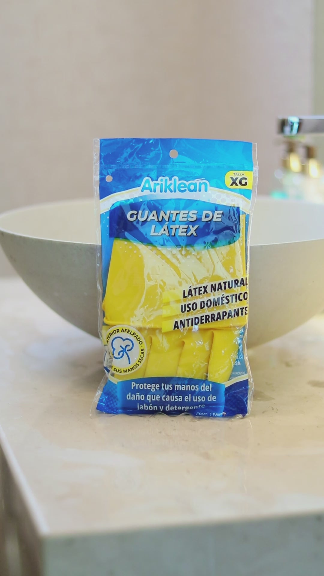Guantes de Látex Amarillo